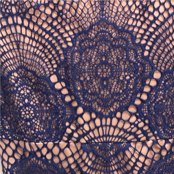 For Love and Lemons FL&L Antigua Blue Dress Size Small ❤️🍋 - Picture 8 of 9